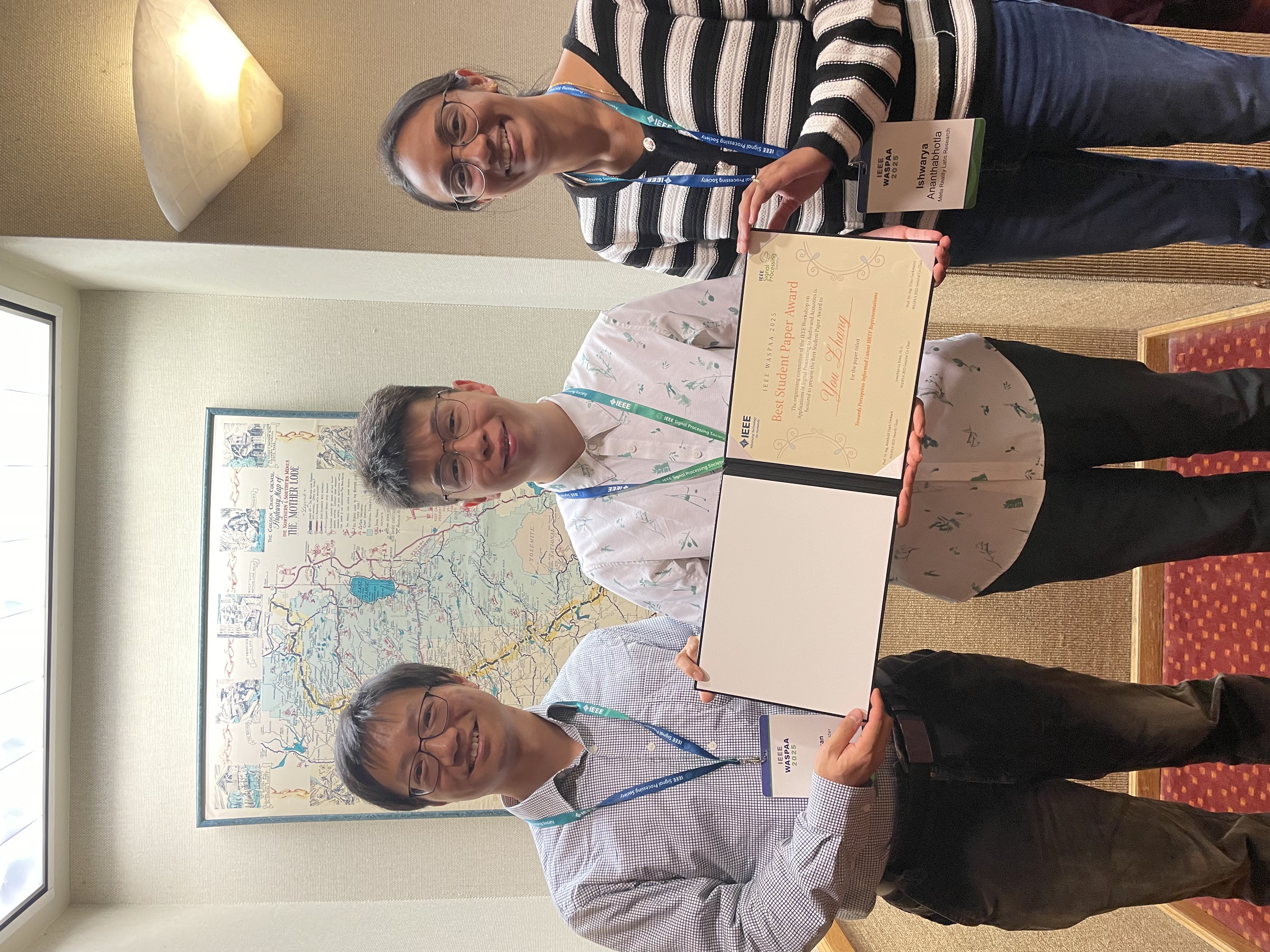 My WASPAA 2025 with Zhiyao and Ishwarya